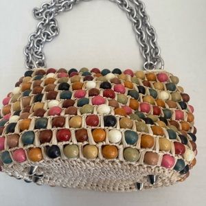Vintage Simon Straw Bag Made in Japan